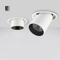 LED spot lights embedded ceiling lamp 15W 10W 7W Indoor living room Foyer simple Adjustable and Rotate CREE COB downlight