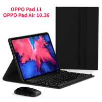 Wireless Detachable Bluetooth Keyboard Mouse Case for OPPO Pad 11 inch OPPO Pad Air 10.36 inch Tablet Protective Casing Cover