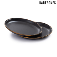 Barebones CKW-342 琺瑯沙拉盤組 Enamel Salad Plate / 炭灰 (兩入一組)