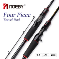 NOEBY Fishing Rod Leisure K4 Spinning Casting 2.13m 4 Section 7-28g Lure Travel Rod Pike Trout Freshwater Fishing Rod