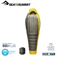 【Sea To Summit 澳洲 Spark -9 極輕暖鵝絨睡袋R《灰金》】SL041072/保暖睡袋/舒適睡袋/露營/登山
