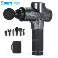 Massage Gun, Deep Muscle Relaxation Percussion Massager Gun, 6 Massage Heads for Body Aches, Pain, Muscle Recovery