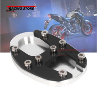 2014-2020 Side Kickstand Stand Extension Plate For YAMAHA MT-07 MT07 FZ-07 MT-03 MT-25 YZF YZ-F R25 R3 19 Motorcycle Accessories