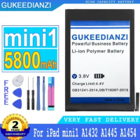 GUKEEDIANZI Battery For Apple ipad mini 1 2 3 4 5 6 A1432 A1445 A1454 A1455 A1489 A1490 A1491 A1538 A2133 A2124 A2567