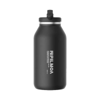 【PILMOA】E4000 保溫保冰大容量野餐瓶-消光黑 4000ml(公司貨-露營/野餐/戰術用)