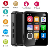 Newest MP3 Player Support Bluetooth MP4 Player 2.4 Inch Screen HiFi Music Player Built-in Speaker With E-book /FM/Radio/Video