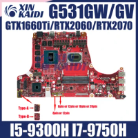G531GW Laptop Motherboard For ASUS ROG G531G G531GU G531GV G731GV Mainboard With I5-9300H I7-9750H GTX1660Ti RTX2060 RTX2070
