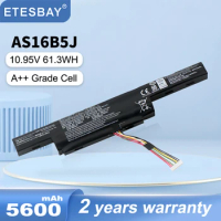 ETESBAY AS16B5J AS16B8J Laptop Battery For Acer Aspire E5-575G-53VG E5-575G-75MD E5-575G-534 F15 F5-573G 3ICR19/66-2 5600mAh