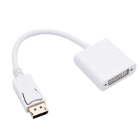 【免運活動中】LineQ DisplayPort(公)轉DVI24+5(母)轉接線(DV-32)-白色