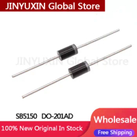 20-100Pcs SB5150 Schottky diode direct insertion DO-201AD 5A 150V IC Chip In Stock Wholesale