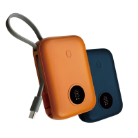 【ENABLE】ZOOM X3 10000mAh 30W PD/QC 自帶線雙向快充行動電源(台灣製造/日韓電芯/自帶線)