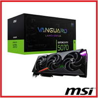 【2025.4 現貨 搶】微星 GeForce RTX 5070 12G VANGUARD SOC LAUNCH EDITION 顯示卡 G5070-12VGSL