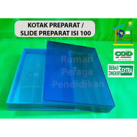 Box Slide / Kotak Preparat / Tempat Objek Glass Isi 100