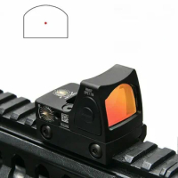 Mini RMR Red Dot Sight Scope Airsoft Rifle Tactical Adjustable Holographic Sight Collimator Glock Reflex fit 20mm Weaver Rail