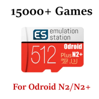 Odroid N2 512GB Micro SD card! For your Odroid N2 N2+, Video Previws Ora RetroArena v.3.1.13 Emulation Station ES 14,000+ Games