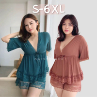 New MARISKA S-6XL sexy lingerie set baju tidur- WAINODSHOP