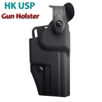 HK USP Pistol Black Gun Holster Tactical Airsoft Waist Holster Military Pneumatics Weapons Hunting Equipment Accessories