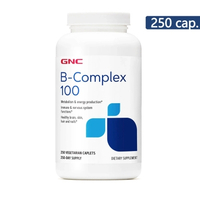 GNC 美國  健安喜 B-complex 綜合維他命B-100（250粒） 維生素B族（EXP 2025）