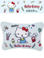 權世界@汽車用品 Hello Kitty 女孩日常系列 座椅頸靠墊 護頸枕 頭枕 午安枕 1入 PKTD010B-04