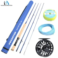 Maximumcatch 9FT Saltwater Fly Rod 8/9/10wt 4pcs 30T SK Carbon Fiber Fly Fishing Rod with 8/9/10wt Fly reel Line Combo