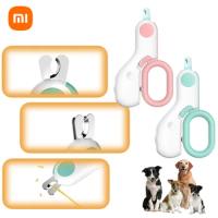 Xiaomi Professional Mini Pet Nail Clippers Small Pets LED Light Cats Claw Nail Cutter Grooming Tools For Cat Rabbit Bird Puppy