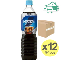 Excella 雀巢 無糖 咖啡  900ml X 12支 (原箱) 4902201411110