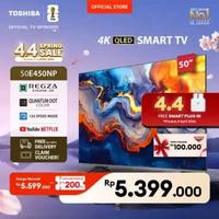[4K QLED] [KHUSUS ONLINE] Toshiba TV 50" 4K UHD Smart TV - QLED Dolby Vision Atmos VRR ALLM Netflix 