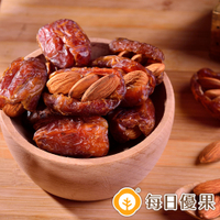 手工椰棗杏仁果500G大包裝 每日優果