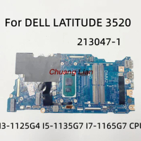 213047-1 For DELL LATITUDE 3520 Laptop Motherboard With I3-1125G4 I5-1135G7 I7-1165G7 CPU 100% Tested OK
