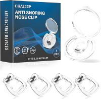 Anti Snoring Devices Snore Stopper with Adjustable Magnet Silicone Nose Clip Stop Snoring Effective 