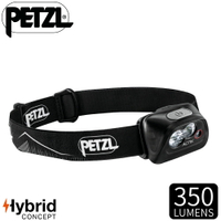 【PETZL 法國 ACTIK超輕量高亮度頭燈《黑》】E099FA01/350流明/頭燈/登山露營/手電筒/緊急照明