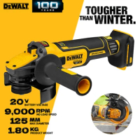 DEWALT Angle Grinder DCG409 20V Cordless Brushless Power Tool Cutting Machine 125mm Rechargeable Portable Polisher DCG409B