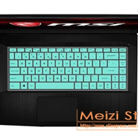 Laptop Silicone keyboard cover skin for MSI GF65 thin GF63 GS65 P65 PS42 PS63 &amp; Bravo 15 Gaming MSI 15M Creator Laptop