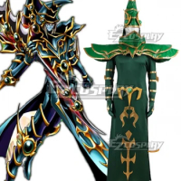 Yu-Gi-Oh! Yugioh Dark Paladin Green Party Halloween Suit Men Women Outfit Christmas Unisex Set Cosplay Costume E001