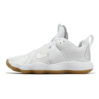 Nike 排球鞋 React Hyperset SE 男鞋 白 灰 魔鬼氈 緩震 穩定 支撐 室內運動鞋 DJ4473-100