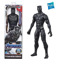 Original Marvel Legends The Avengers Titan Hero Series Black Panther Action Figure 12 Inch Scale Collectible Model Toy