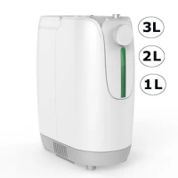 Medical Home Portable Oxygen Concentrator with Battery CE 90% Concentrador De Oxigeno High Purity 5l 10l Oxygen Treatment White