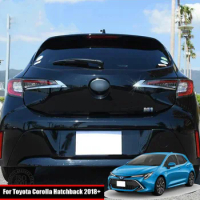 For Toyota Corolla Sport Hatchback 2018-2022 ABS carbonfiber Rear Light Lamp Trim Taillight Eyebrow Decoration Strips Cover