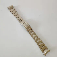 20mm Vintage Brushed Stainless Steel Oyster Curved End Watch Strap Bands Bracelet Fits For Rolex RLX 16700 16710 70216 Watch