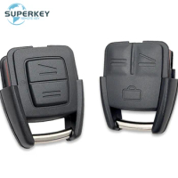 SUPERKEY For Opel Vauxhall Astra Zafira Omega Vectra Remote Car Key Fob Shell Case Cover No Chip Uncut Blade Replacement