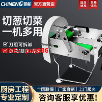 [台灣公司貨 可開發票]馳能切蔥機商用全自動小型切蔥花機辣椒切片切餡食堂多功能切菜機