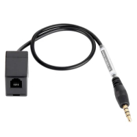 Free Shipping Female RJ9 to Male 3.5mm Headset Adapter for 3.5mm Mobile Phone smartphone RJ9 plug headset to 3.5mm plug