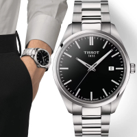 【TISSOT 天梭】官方授權 PR100 簡約紳士手錶-40mm 送行動電源(T1504101105100)