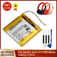 New Battery AEC643333 AEC353535 for Beats Solo 2.0 3.0 pro Replacement Beats Solo pro Wireless Battery capacity 350mAh