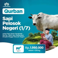 Qurban Sapi 1/7 Pelosok Negeri