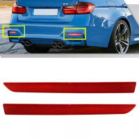 1 x Lampu Pantul Latar Belakang Merah LED untuk BMW F80/F82/F83 dan M3 (2014–2020)