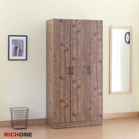 衣櫃 衣櫥 臥室 寢室 收納【RICHOME】B-R-WA212 《莎麗三門大衣櫥》