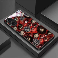 เคส Blood Red Devil Eyes สำหรับ Redmi/NOTE12PRO5G เคสแข็งกันกระแทก รุ่น 114 และ 104 สไตล์ INS แบบฝาแ