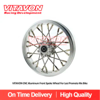 VITAVON CNC Aluminum Front Spoke Wheel For Losi Promoto MX Bike
