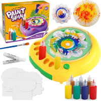 Hewaurorion Paint Spin Art Machine Kit for Kids Arts & Crafts Painting Spinner Toys Kits Sets for Bo